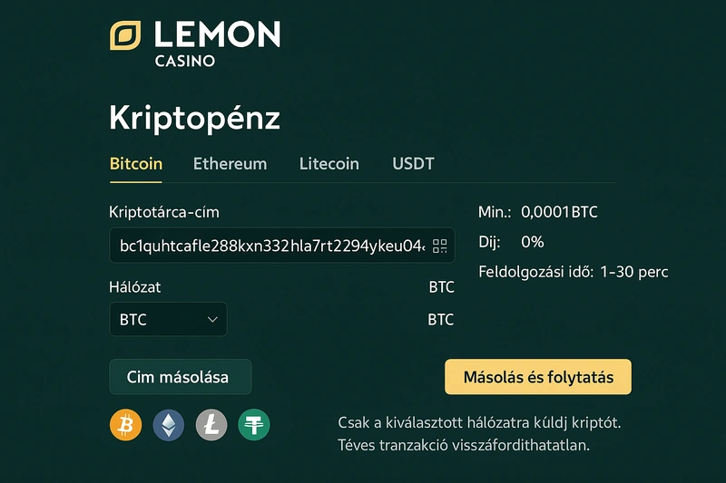 lemon crypto page