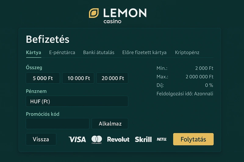 lemon deposit page